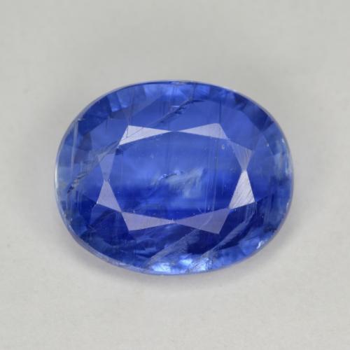 Cianita Azul claro natural de 5.18 ct, Corte Óvalo, SI-I1