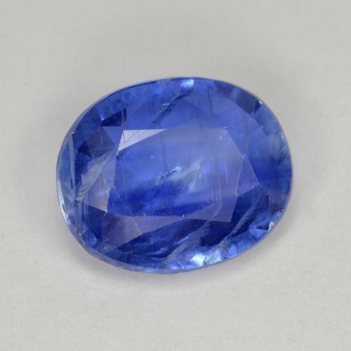 Cianita Azul claro natural de 5.18 ct, Corte Óvalo, SI-I1