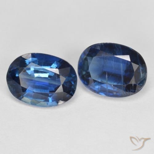 Gemas de cianita azul natural de 3,28 ct, corte óvalo, VS-SI