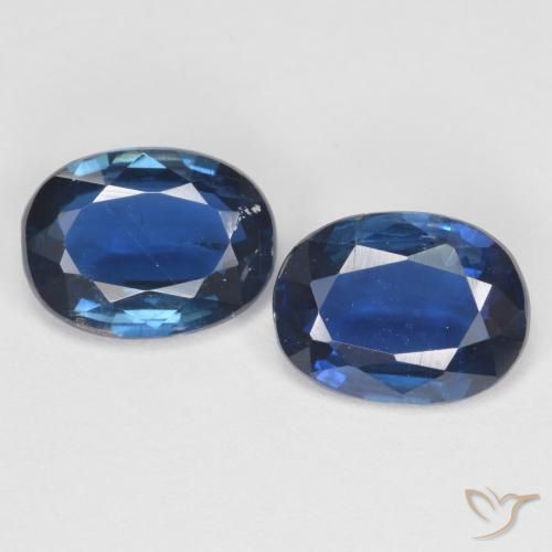 Gemas de cianita azul natural de 2,68 ct, corte óvalo, VS-SI