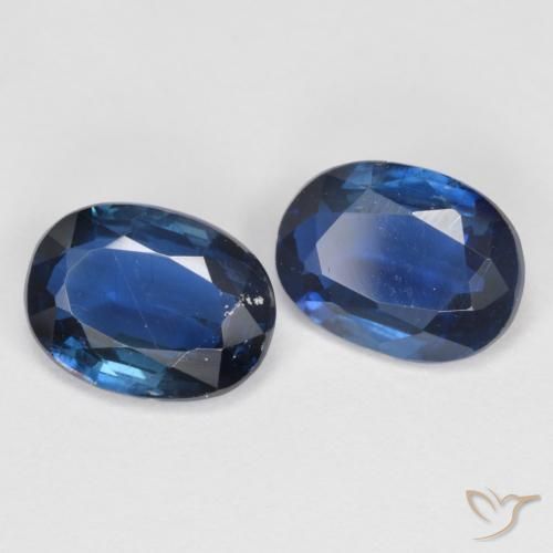 Gemas de cianita azul natural de 2,68 ct, corte óvalo, VS-SI