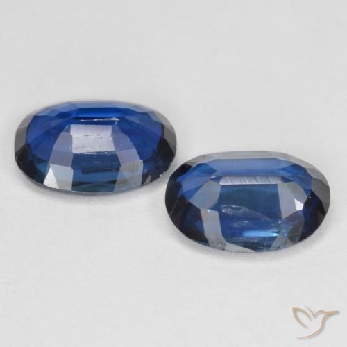 Gemas de cianita azul natural de 2,68 ct, corte óvalo, VS-SI