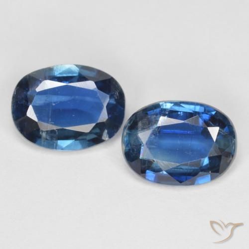 Gemas de cianita azul natural de 2,81 ct, corte óvalo, VS-SI