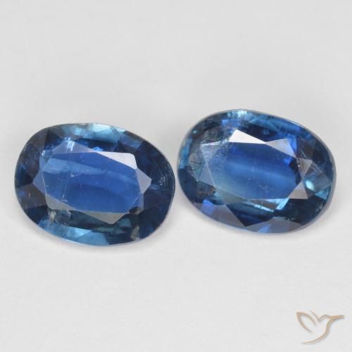 Gemas de cianita azul natural de 2,81 ct, corte óvalo, VS-SI