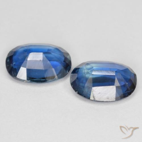 Gemas de cianita azul natural de 2,81 ct, corte óvalo, VS-SI