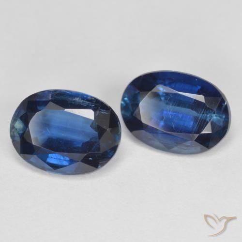 Gemas de cianita azul natural de 3,11 ct, corte óvalo, VS-SI