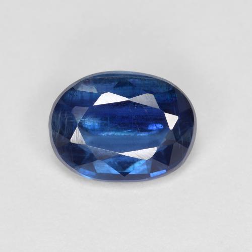 Cianita azul natural de 1,49 ct, corte óvalo, VS-SI
