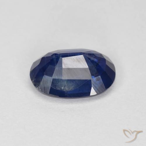 Cianita Azul marino natural de 1.50 ct, Ovalada, VS-SI