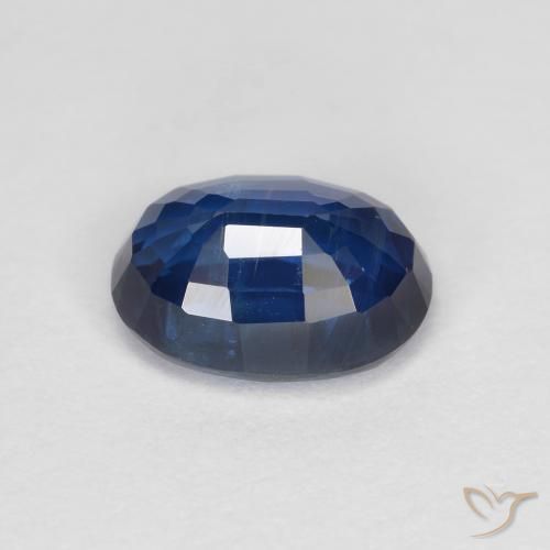 Cianita Azul marino natural de 1.82 ct, Ovalada, VS-SI