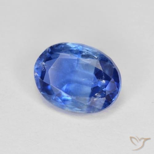 Cianita Azul azur intenso natural de 1.64 ct, Ovalada, VS-SI