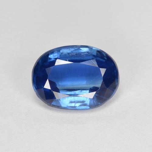 Cianita azul natural de 1,52 ct, corte óvalo, VS