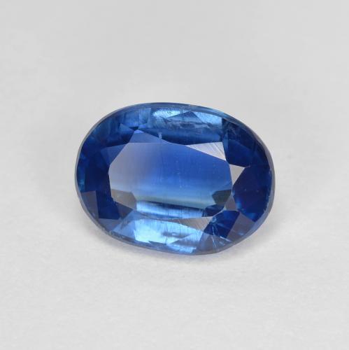 Cianita azul natural de 1,52 ct, corte óvalo, VS