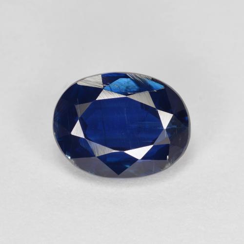 Cianita azul natural de 1,75 ct, corte óvalo, VS-SI