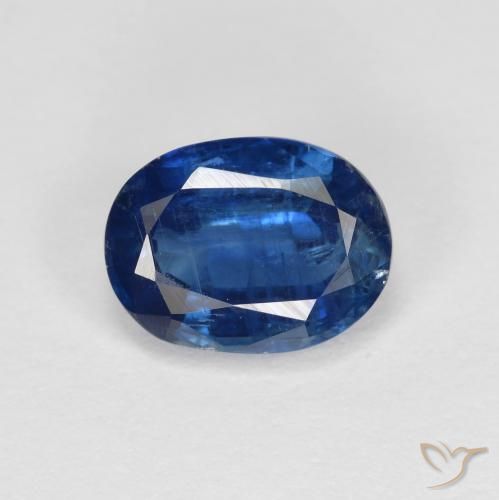 Cianita azul natural de 1,73 ct, corte óvalo, VS-SI