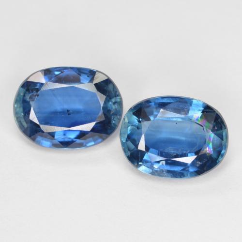 Gemas de cianita azul natural de 2,95 ct, corte óvalo, VS-SI