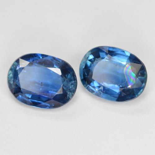 Gemas de cianita azul natural de 2,95 ct, corte óvalo, VS-SI
