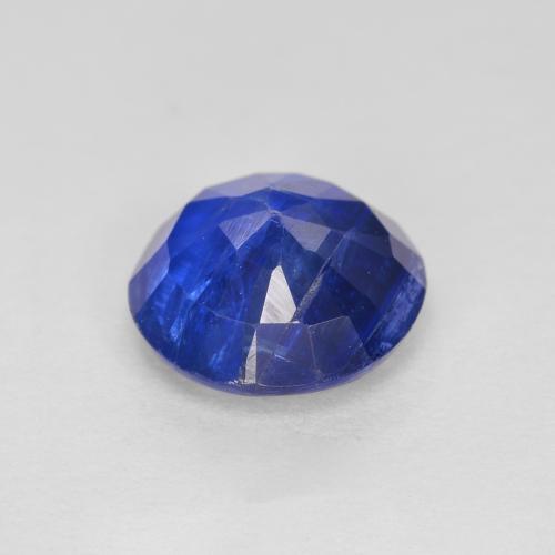 Cianita Azul oscuro natural de 1.46 ct, Redondo, SI-I1