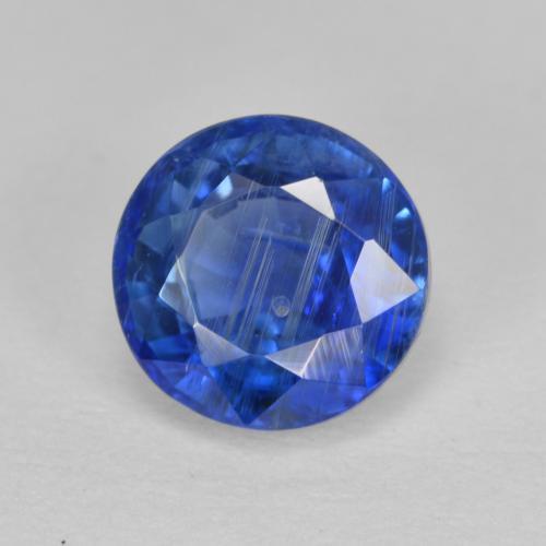 Cianita azul natural de 1,90 ct, corte redondo, SI