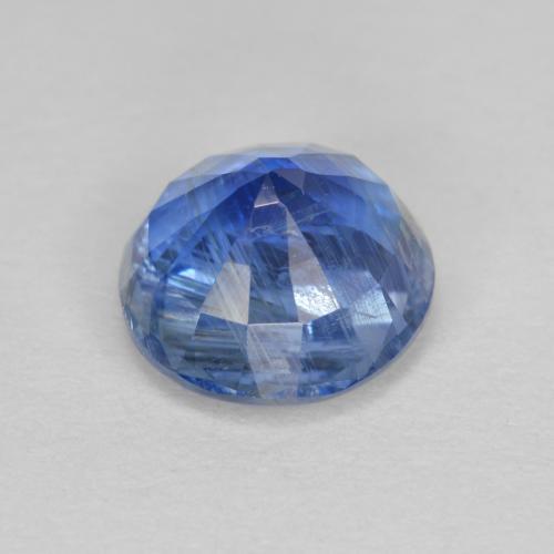 Cianita azul natural de 1,90 ct, corte redondo, SI
