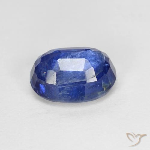 Cianita Azul oscuro natural de 2.04 ct, Ovalada, SI