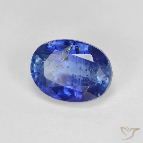 Cianita Azul oscuro natural de 1.92 ct, Ovalada, SI