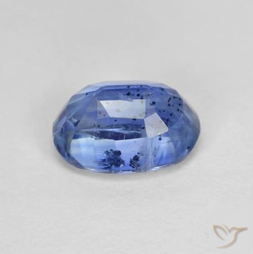 Cianita Azul oscuro natural de 1.92 ct, Ovalada, SI