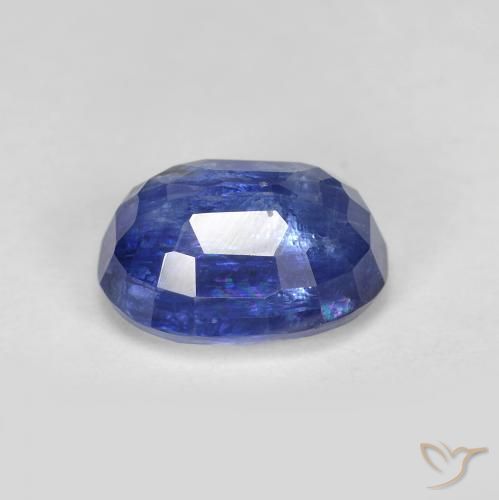 Cianita Azul marino intenso natural de 2.06 ct, Ovalada, SI