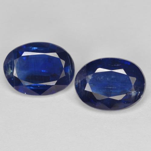 Gemas de cianita azul natural de 3,07 ct, corte óvalo, SI