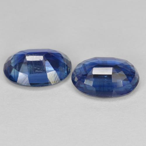 Gemas de cianita azul natural de 3,07 ct, corte óvalo, SI