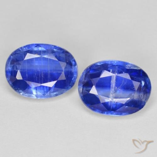 2.98ctw Natural Top Blue cianita, Ovalada, SI