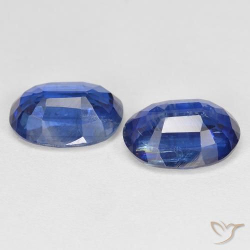 Gemas de cianita azul natural de 2,95 ct, corte óvalo, SI