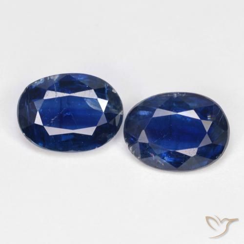 2.91ctw Natural Azul marino cianita, Ovalada, SI, Photo A