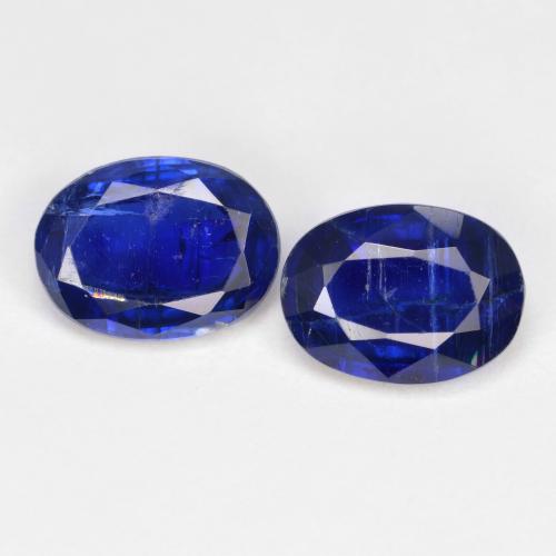 Gemas de cianita azul real natural de 2,84 ct, corte óvalo, SI