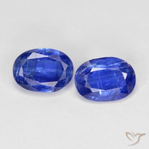 2.14ctw Natural Azul eléctrico cianita, Ovalada, SI