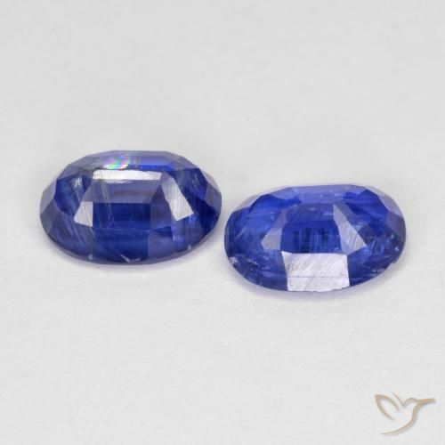 Gemas de Cianita Azul eléctrico natural de 2.14 ct, Ovalada, SI