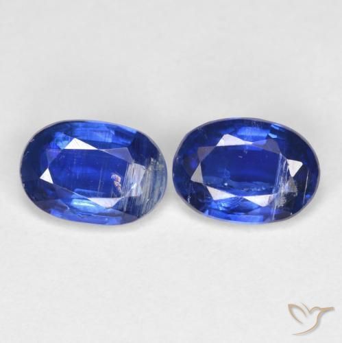 Gemas de Cianita Azul oscuro natural de 1.80 ct, Ovalada, SI