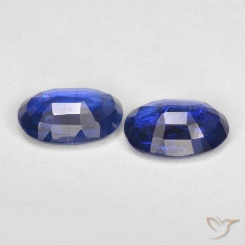 Gemas de Cianita Azul oscuro natural de 1.80 ct, Ovalada, SI