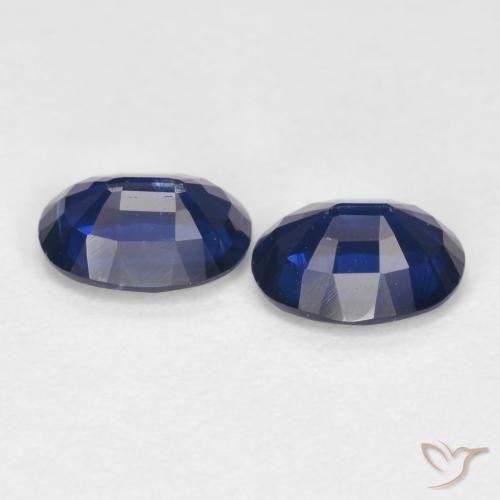 Gemas de Cianita Azul marino natural de 2.00 ct, Ovalada, SI