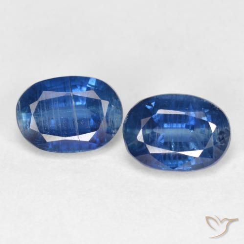 2.51ctw Natural Azul marino cianita, Ovalada, SI