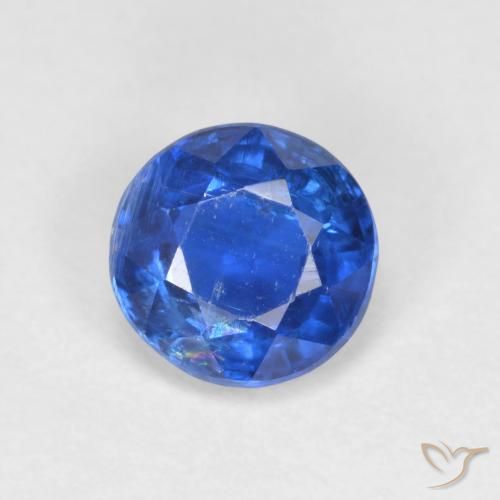 Cianita Azul egipcio natural de 1.07 ct, Redondo, VS-SI