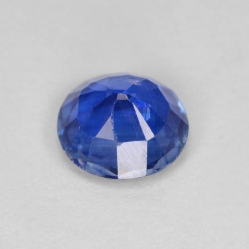 Cianita Azul oscuro natural de 1.03 ct, Corte Redondo, VS-SI