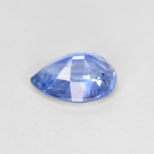 Cianita Azul azur intenso natural de 0.90 ct, En forma de pera, VS