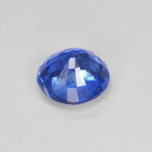 Cianita Azul marino natural de 1.14 ct, Corte Redondo, VS-SI
