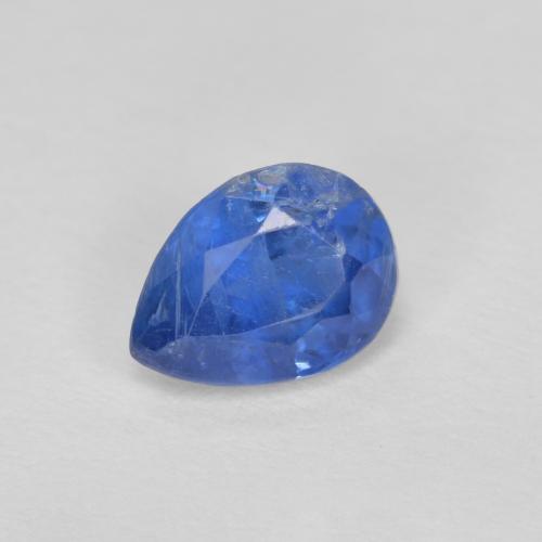 Cianita azul natural de 0,96 ct, en forma de pera, SI