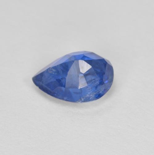 Cianita azul natural de 0,96 ct, en forma de pera, SI