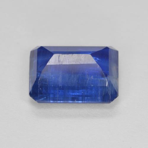 Cianita azul natural de 2,87 ct, corte esmeralda, SI