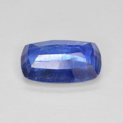 Cianita azul natural de 3,02 ct, corte cojín, SI