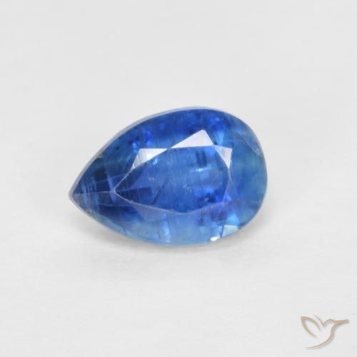 0.89ct Natural Azul claro Cianita, En forma de pera, SI