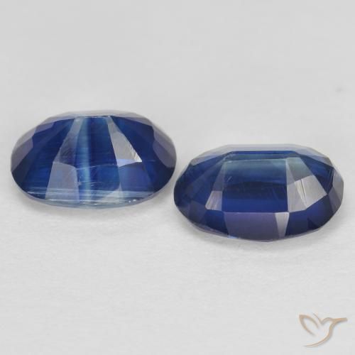 Gemas de Cianita Azul egipcio natural de 2.07 ct, Ovalada, SI