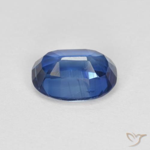 Cianita Azul marino natural de 1.18 ct, Ovalada, SI
